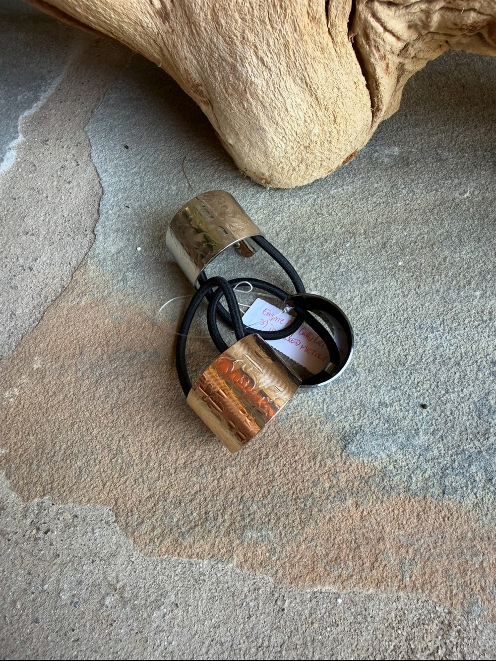 New🌟Free People-Mixed Hammered Metal Hair Cuffs (Set of 3) - Picture 2 of 3